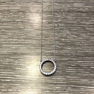 Pandora hearts sterling silver necklace